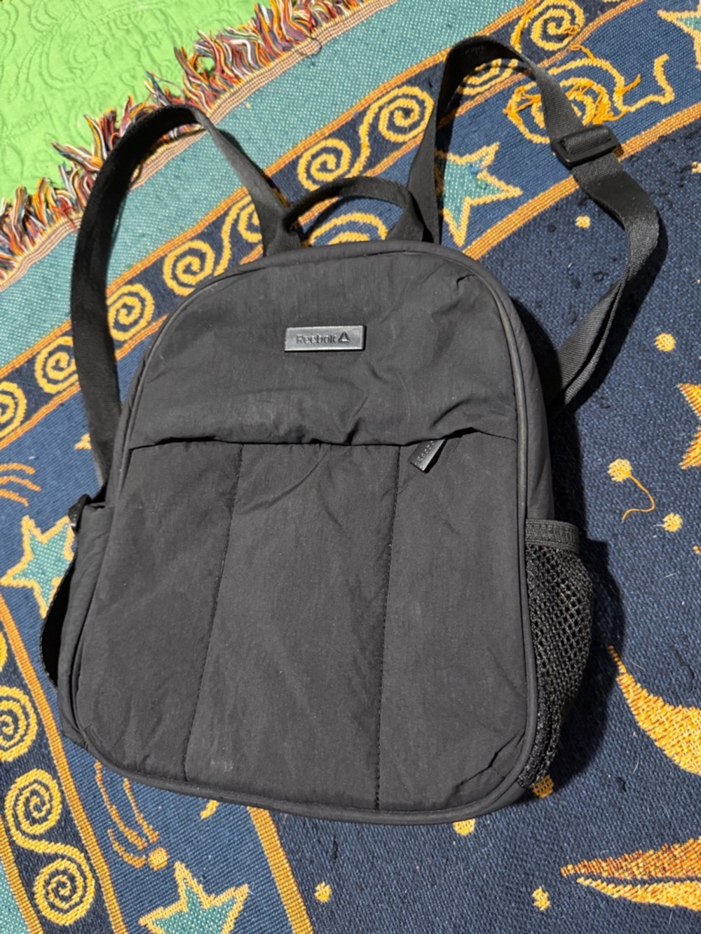 Reebok Black Padded Everyday Backpack small size